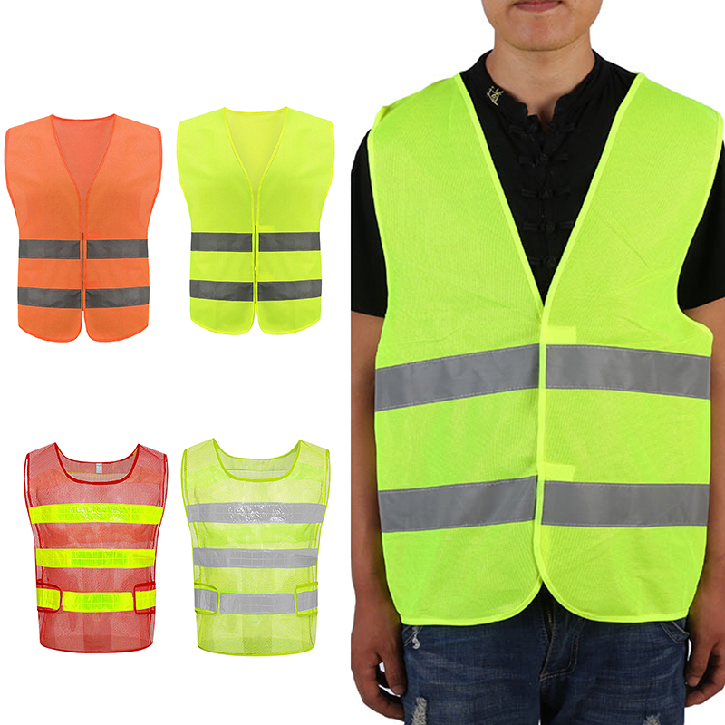 Cycling Visibility Gear - Güvenlik Yüksek Görünürlük Yansıtıcı Yelek Gece