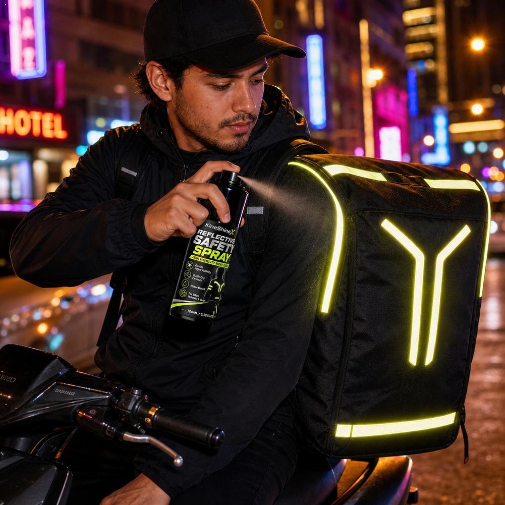 Cycling Visibility Gear - Yansıtıcı Güvenlik Spreyi Gece Görüşü İçin