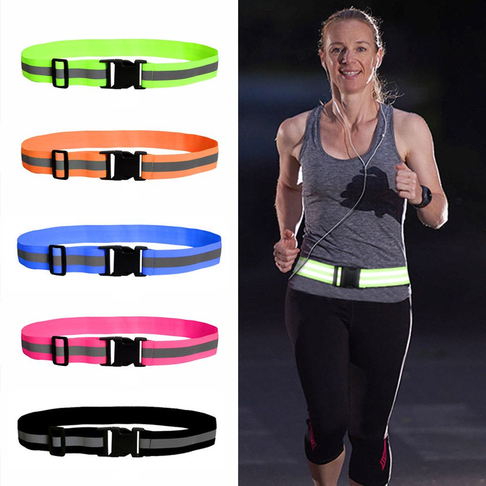 Cycling Visibility Gear - Yansıtıcı Kemer Ayarlanabilir Bel Kayışı Yüksek