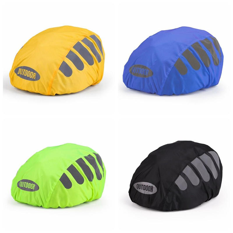 Cycling Visibility Gear - 1 adet bisiklet kaskı yağmur kılıfı