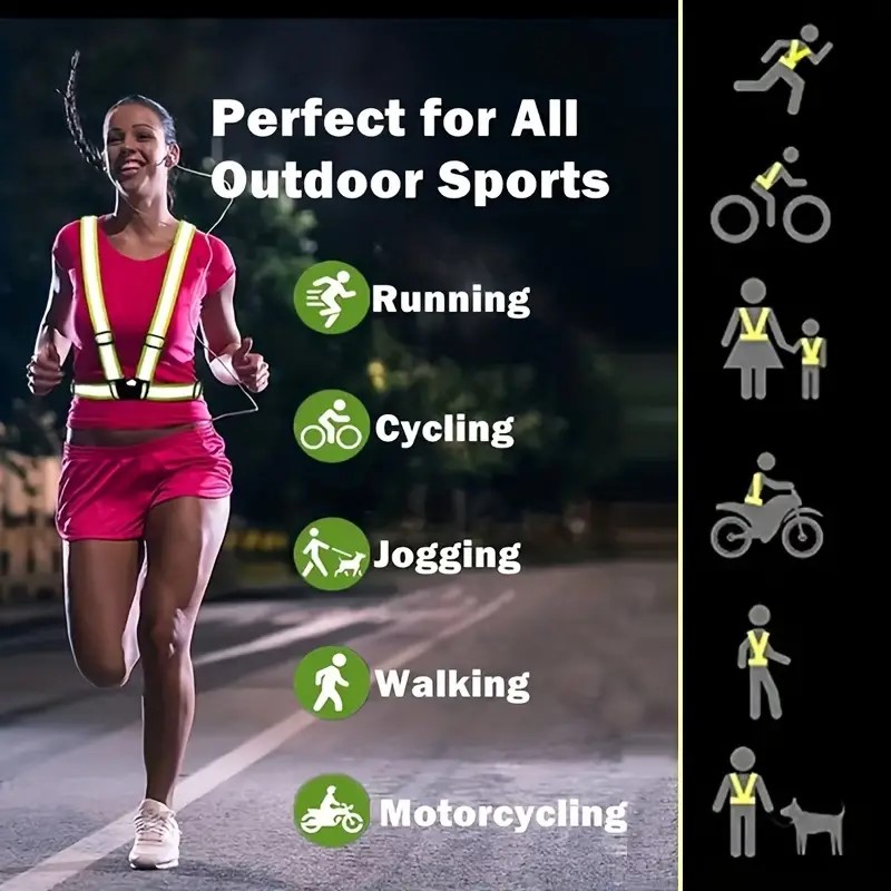Yansıtıcı Yelek Koşu Ekipmanı, - Cycling Visibility Gear incelemesi ve fiyatı