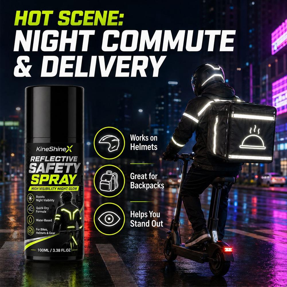 Gece Yansıtıcı Güvenlik Spreyi - Cycling Visibility Gear incelemesi ve fiyatı